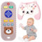 Baby Spielzeug, Silikon Baby Fernbedienung Spielzeug | Bear Beißspielzeug Baby FÜR Jungen Und Mädchen, Zahnungshilfe Baby Sind BPA-Frei, Spielzeug Ab 6 Monate Geeignet Als Geschenk (Rosa)