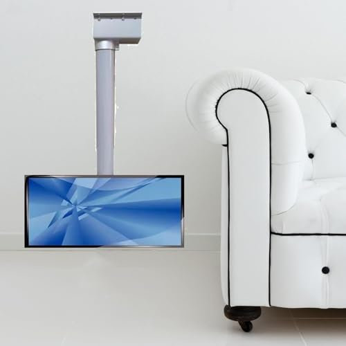 Support TV Motorisé Ascenseur - Support De Télévision Au Plafond, Élévateur De Télévision Électrique À Hauteur Réglable Avec Télécommande, Convient Aux Téléviseurs À Profil Bas De 26 À 70 Pouces(100cm