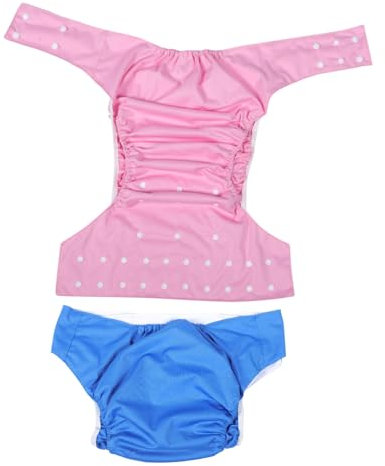 Ipetboom 2Pcs Erwachsene Stoffwindeln Mülleimer Erwachsene Windeln Stoff Windeln Männliche Pee Pads Schnappwindeln Große Windeln Probe Wiederverwendbar