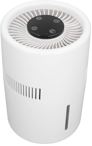 4L Humidifier for Bedroom Baby Home, 4L Water Tank, 5W Quiet 2 in 1 Air Purifier with Humidifier, Desktop Air Purifier with Convenient Touch Screen, for Office Bedroom Nursery