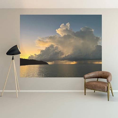 Close Up - Fotomural autoadhesivo personalizable 240 x 180 cm – Tu foto como papel pintado – Decoración de pared sin pegamento – Fácil de montar – Diseño moderno para salón y oficina – 2 piezas