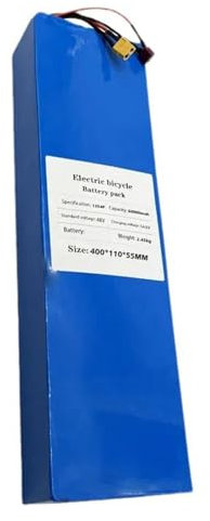 Blivysse 48V 20Ah 13S4P E-Bike Lithium-Ionen-Akku mit Ladegerät und BMS für Motor-Kit mit XT90-Stecker unter 1500W