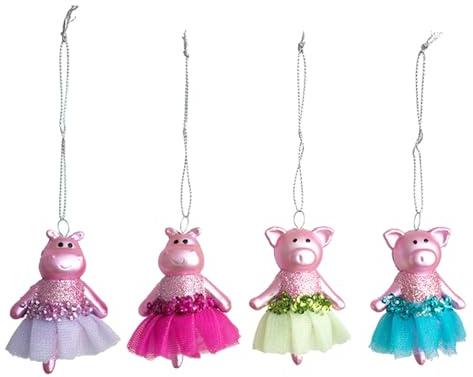 Itkcozcg Schweine Weihnachtsbaum Ornament Hängende Pendell