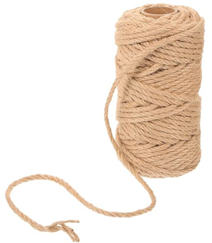 Gatuida Sisal Seil Kratzbaum Ersatzseil Katzenbaum Sisalseil zum Wickeln Möbelbeine DIY Gartendeko Naturfaser Strapazierfähig für Katzenkratzbaum Reparatur und Bastelprojekte
