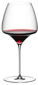 RIEDEL Manufaktur Vitis Pinot Noir/Nebbiolo - Einzelpackung, Weinglas, Kristallglas, Spülmaschinenfest - 4303/07