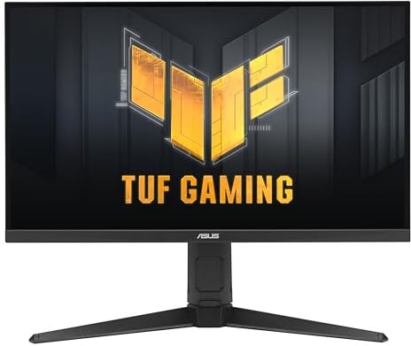 ASUS TUF GAMING VG27UQEL5A, Monitor Gaming Serie 5 da 27 4K, Nero | Fast IPS (3840x2160), Doppia Modalità (4K 80Hz o FHD 310Hz), 0,3ms (GTG), ELMB, Altoparlanti, 125% sRGB, DisplayWidget Center