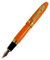 Jinhao 159 Big Heavy Barrel Medium Nib Fountain Pen with Golden Clip - Orange