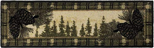 Cozy Cabin Stair Treads 9x30 3 Pack, Whispering Pines
