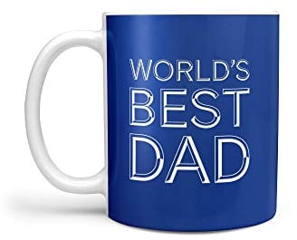 FOCO World's Best Dad Football Club Mug Premier League (Chelsea)