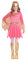 Amscan - Kinderkostüm pinkes Batgirl, Kleid, Umhang, Gürtel, Stulpen, Maske, Super Heroes, Motto-Party, Karneval