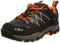 CMP Kids Rigel Low Trekking Shoes Kids WP, Zapatos de Trekking Unisex niños, Antracita Naranja Brillante, 41 EU