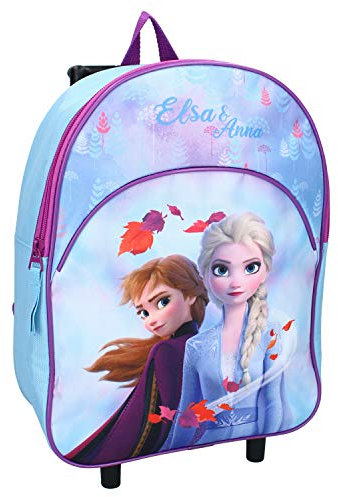 La Reine des Neiges 2 Die Eiskönigin 2 Trolley-Rucksack Frozen II Connected by Nature, Blau, Einheitsgröße, Kindergepäck, Blau, Taille unique, Kindergepäck