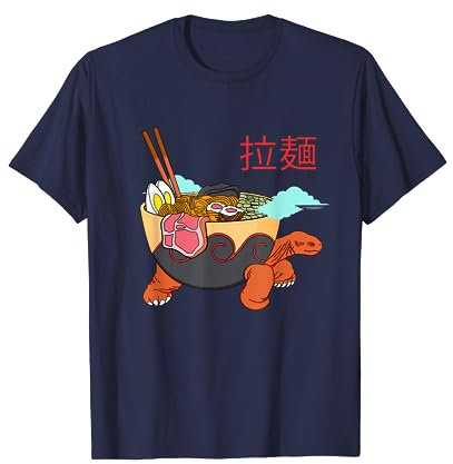 Tokyo Japanese Anime Super Food Bowl Ramen Schildkröte T-Shirt