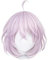 GZIRUE Hellrosa Kurze Perücke Haar für Senju Kawaragi Cosplay Wig Anime Kostüm mit Perücke Kappe Wig Cap