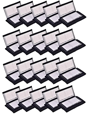 Careworx 20 Stück Handgelenktrainer 3 Blatt Armband Playbook Erwachsene Perfekt für Fußballspiele, Softball-Schilder & Baseball (schwarz)