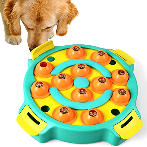 AUAUY Dog Puzzle Toys - Interactive IQ Training & Mental Stimulation Toys for Small, Medium & Large Dogs & Cats