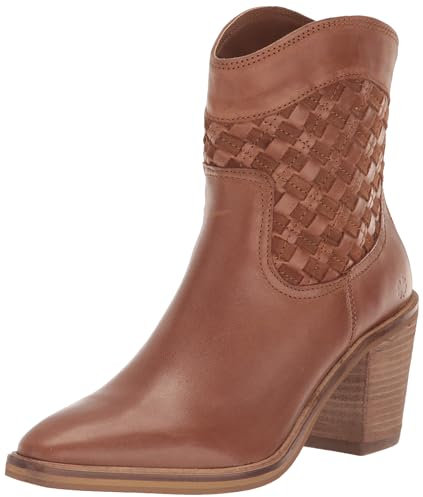 Lucky Brand Damen Aryleis Western Bootie Stiefelette, Cognac, 39 EU