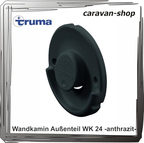 truma Wandkaminaußenteil 24 VarioHeat Comfort Vario Heat eco Caravan Wohnmobil Abgasset (schwarz)
