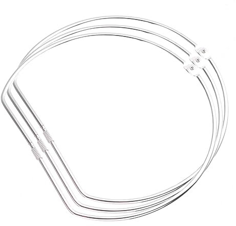 NUOBESTY 5stücke D-ring Schraubverschluss Für Taschen Einstellbare Aufbewahrungsringe Eisen Halbrunde D-ringe Für Rucksäcke Diy-projekte Und Dekoration Silber