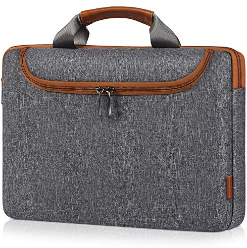DOMISO Custodia PC Portatile 17,3 Pollici Borsa Porta PC Computer Notebook Laptop Sleeve per HP Pavilion 17 Envy 17/ Dell Inspiron 17 Precision 17 / MSI/Lenovo IdeaPad 320 321, Grigio