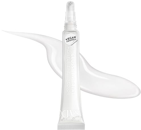 IsaDora Glossy Lip Treat Lipgloss - Pflegender Lip Gloss für volle Lippen - Stimuliert Kollagenbildung - Einzigartiger Glanz ohne zu kleben - Vegan mit Shea-Butter - Clear