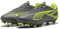 PUMA Ultra 5 Play FG/AG, Zapatillas de fútbol Unisex Adulto, Matte Aged Silver-Yellow Alert Aged Silver, 48 EU