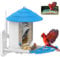 Vogelhaus Mit Kamera 2.5K HD, Solarbetrieben, KI-Identifizierung, Intelligentes Vogelfutterhaus Mit Kamera, Vogelfutterspender-Kamera, Automatische Aufnahme Von Vogelvideos, Kabellose Vogelkamera