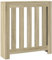 vidaXL Radiator Cover Heater Shelf - Sonoma Oak Engineered Wood - Modern Slatted Design - 78 x 20 x 82 cm - Easy to Maintain Cover with Practical Shelf Space
