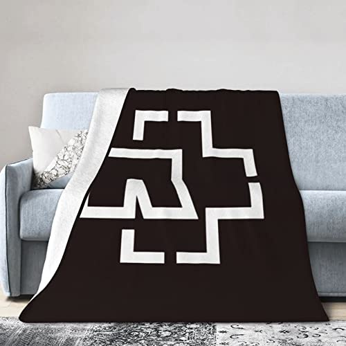 Enfunt-Home Musikgruppe Decke Sofa 150X200cm Flauschige Mikrofaser Sofa Kuscheldecken, Erwachsene Kinder Bettcouch Couchdecke, Familie Geburtstag Weihnachten Geschenk