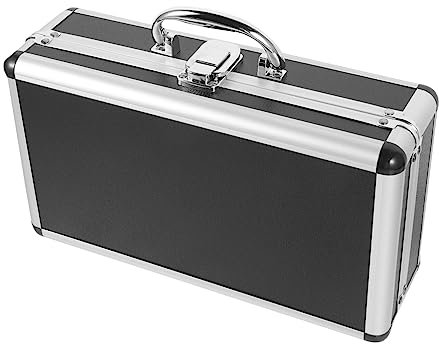 TOPPERFUN Mikrofonbox Mikrofonkoffer Mit Griff Lautsprechermikrofon Tragbarer Mikrofonkoffer Mikrofon Aufbewahrungshalter Mikrofon Lautsprecher Aufbewahrungshalter Tragbare