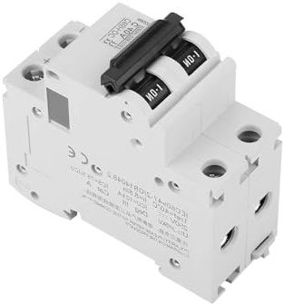 Interruptor magnetotérmico 2 polos 25A 6kA Clase C para protección de circuitos eléctricos y prevención de sobrecargas.