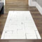 Teppich-Traum Teppich Wohnzimmerteppich Flurläufer Gang Diele 3D-Effekt elegant allergiker geeignet abstraktes Linienmuster in Creme beige, 80 x 150 cm