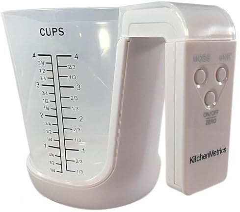 Digital Measuring Cup, 2-in-1 Measuring Scale, Electronic Weighing Cup, Digital Food Scale Cup, LCD Measuring Cup, Kitchen Scale Measuring Cup, Digital Liquid Scale, 4 Modes Measuring Cup, Solid And L