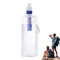 Qutalmi Bouteilles d'eau pliables pour voyage avec filtre,bouteille d'eau pliable avec filtre,Bouteille filtrante de collecte d'eau | Poche à eau réutilisable, sac à eau, bouteille d'eau avec paille