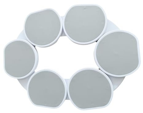 ISKDJBJG 360° Drehbare Lazy Susans Revolution Tray, Tragbarer Tischdrehkörper, Serviertablett für Küchen- und Esstische, Bietet Platz für 6 Gerichte