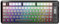 FREEWOLF M75 Dual-Mode Wireless Keyboard, Bluetooth+2.4G Connection, Knob Control&Display Screen, 82-key Compact PBT Gradient Keycaps, Rainbow Light, 2000mAh, Full-Key Non-Conflict for Mac/Win-Black