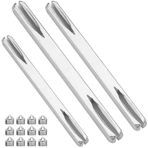 eupdd 3 Pezzi Perno Quadrato: 130/150/160 mm Perni Quadrati in Ferro, Barra di Ricambio per Maniglia della Porta, Universale per Porte Interni ed Esterni, Casa, Ufficio, Hotel