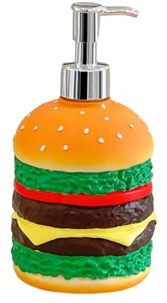 rockible Kreative Handseifenspender, Seifenspender Badezimmer, Schaumseifenspender Manuell, Duschgel Behälter zum Nachfüllen, Soap Dispenser mit Pumpspender für Arbeitsplatte, Küche, Hotel, Salon