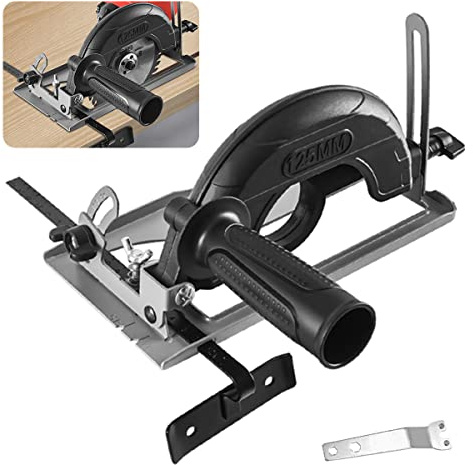 Angle Grinder Stand, 45°Adjustable Cutting Machine Slotting Holder for 100 125 Grinder Cutting Machine, Stands Angle Mill Adjustable Accessory, Carpenter Builders Tool