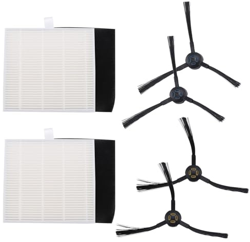 Lonrtesw Spare Parts Compatible with for V8S X750 X785 V80 Robot Vacuum Cleaner Spare Parts, Hepa Filters, Side Brush