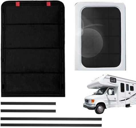 qixeuoa Tendine Per Finestrino | Protezione UV Ripiegabile - Copertura Interna Portatile per Privacy Roulotte - per Picnic Viaggi Guida Strada Sosta Spiaggia Avventura