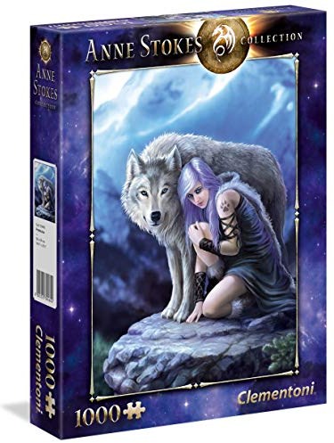 Clementoni 39465 Beschützer – Puzzle 1000 Teile, Anne Stokes Collection, herausforderndes Geschicklichkeitsspiel für die ganze Familie, Erwachsenenpuzzle ab 9 Jahren, 50x69cm