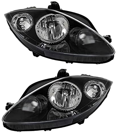 Halogen Scheinwerfer Set links & rechts Hauptscheinwerfer Frontscheinwerfer H1 ohne Elektromotor für Model Leon 1P1 Altea XL 5P5 5P8 5P1 Toledo III 5P2