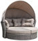 TPFGarden Sonneninsel Mallorca, Liegeinsel aus Alu und Polyrattan, Grau Bicolor, Polster Taupe