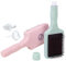 GoPong Lot de 2 Flasques en Forme de Brosse à Cheveux 473.6 g au Total, Flacons de Voyage à Alcool Cachés pour Femmes et Hommes, pour Concerts, Croisières et Événements Sportifs, Rose et Vert