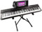MAX KB6 Keyboard E-Piano mit 88 Tasten, Digitalpiano mit Anschlagdynamik, Keyboardständer, Kopfhörer, Notenständer, Sustain Pedal, E Klavier mit MP3-Player und Aufnahmefunktion Ohne Holzrahmen