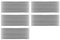 5 pièces dissipateur de Chaleur en Aluminium, dissipateur de Chaleur en Aluminium pour Carte CPU refroidissant Les pièces de Dissipation Thermique 40 x 20 x 100 mm