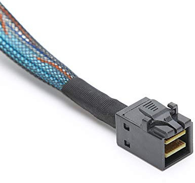 Voluxe Converter Cable, Convenient Good Performance Durable 12Gbps Practical Data Cord, for Routers Hard Disk Network Cards Switches(1 meter)