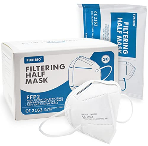 Lexus Lance FFP2 Premium Quality Face Mask, 30 pezzi per confezione, mascherina FFP2 protettive multistrato, certificazione europea CE, protezione >95%