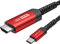 JSAUX USB C to HDMI Cable 5 m [4K @ 60Hz], USB Type C to HDMI Cable Compatible with Thunderbolt 3, MacBook Pro 2021, Macbook Air, iPad Pro 2020, Galaxy S22 / S21, Surface Book 2 etc- Red